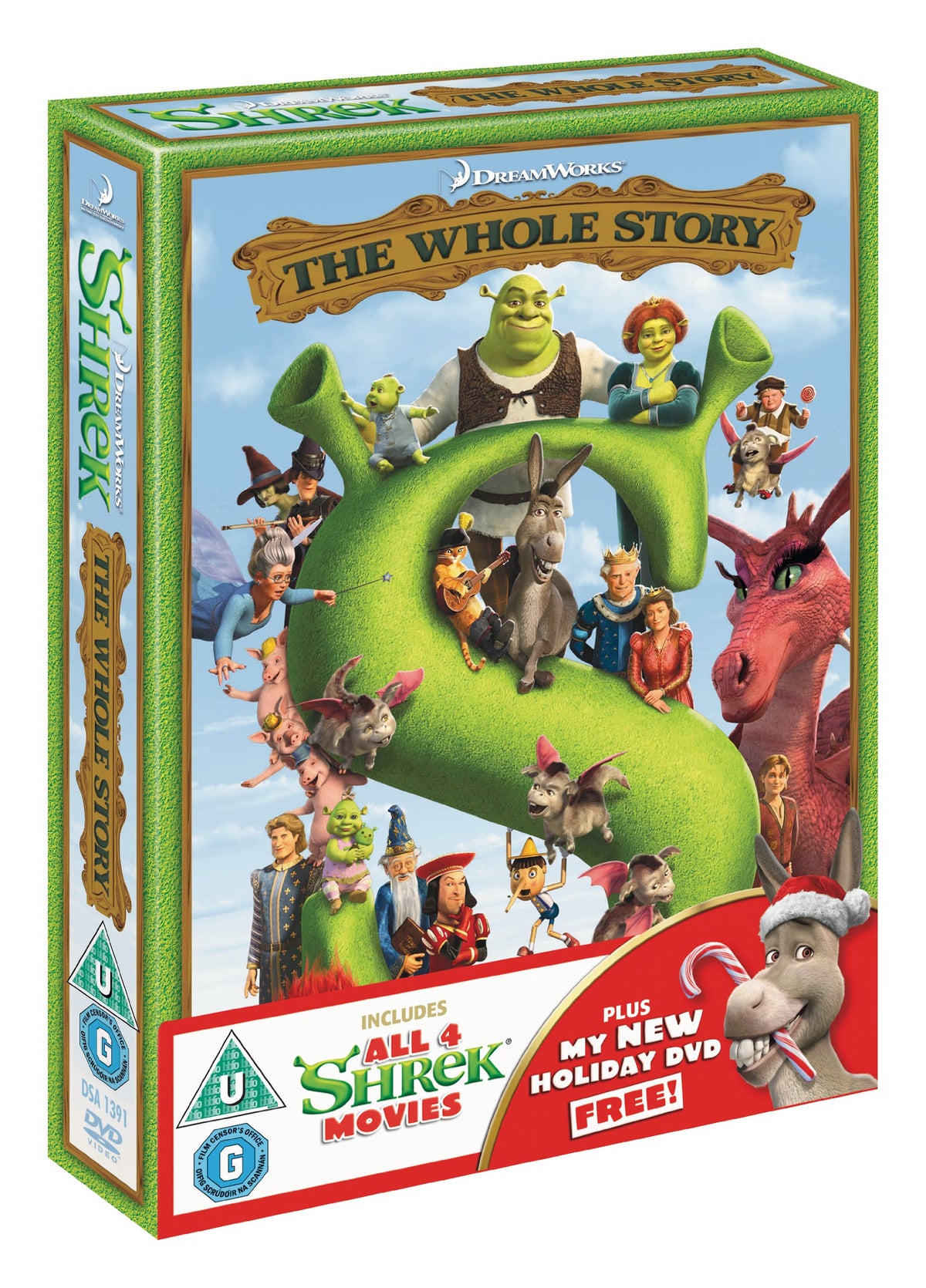 Shrek 1 To 4 Boxset [DVD]