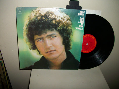 all the love in the world (COLUMBIA 32927- LP vinyl record)