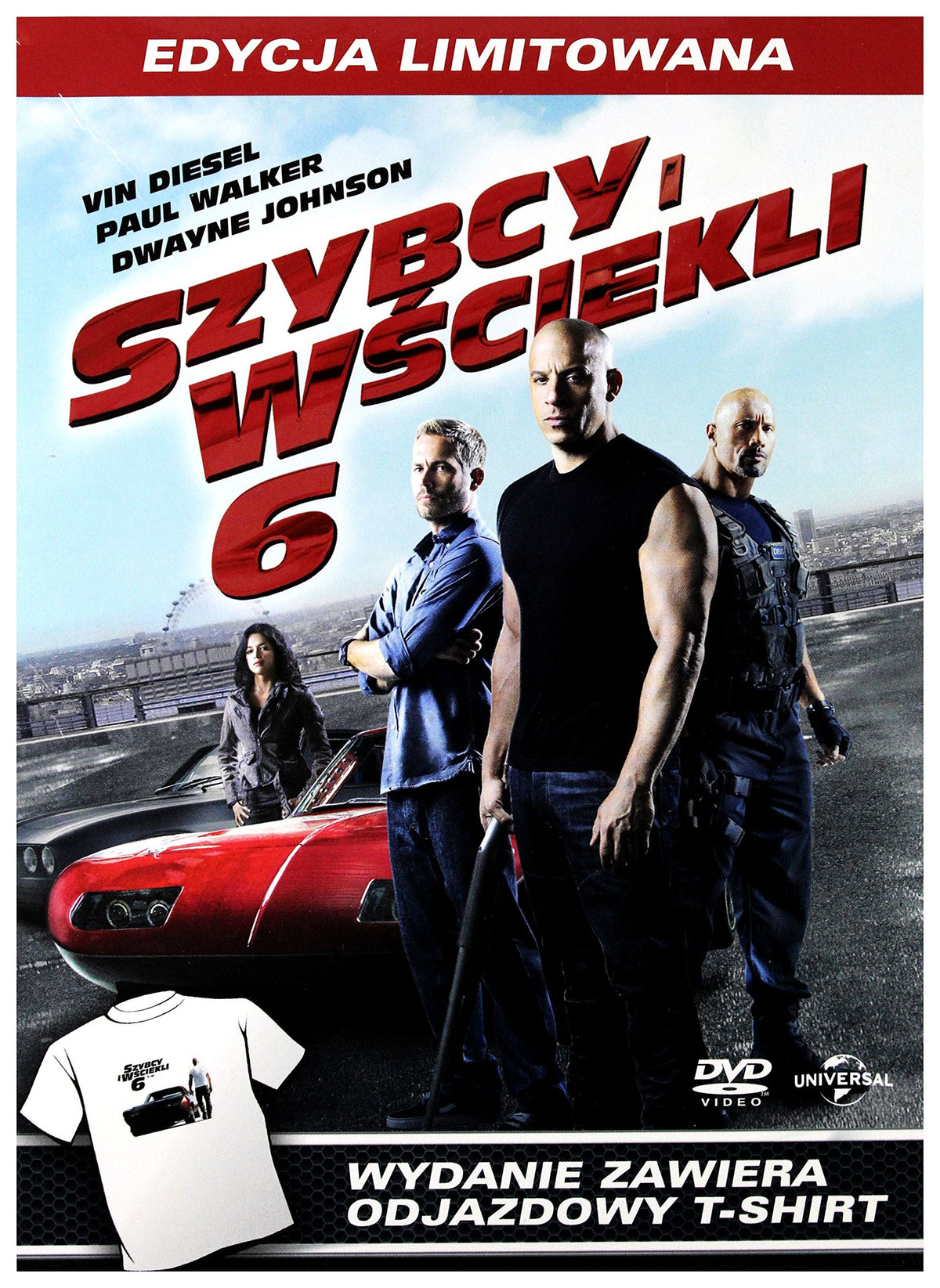 Furious 6 + T-shirt (BOX) [GADĹťET]+[DVD] (English audio)