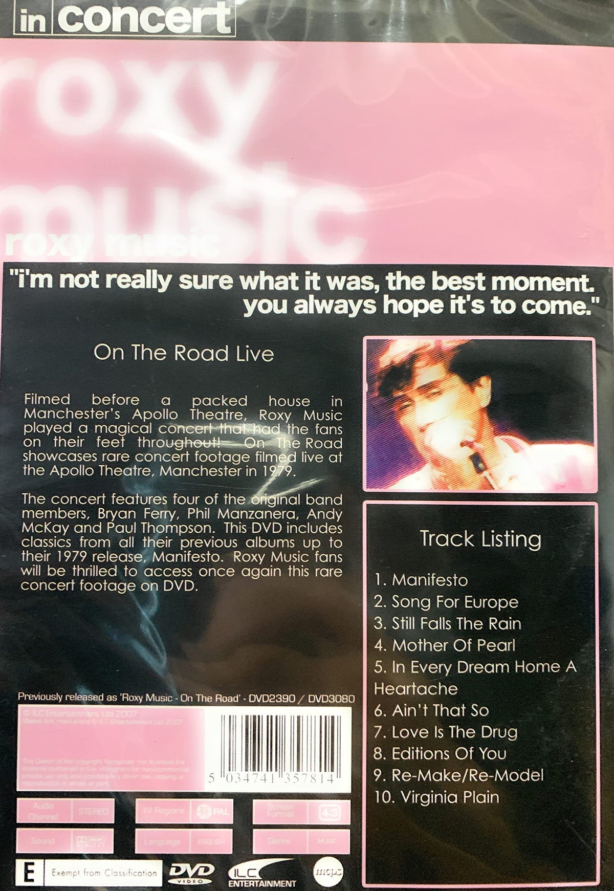 Roxy Music - In Concert [2007] [DVD]