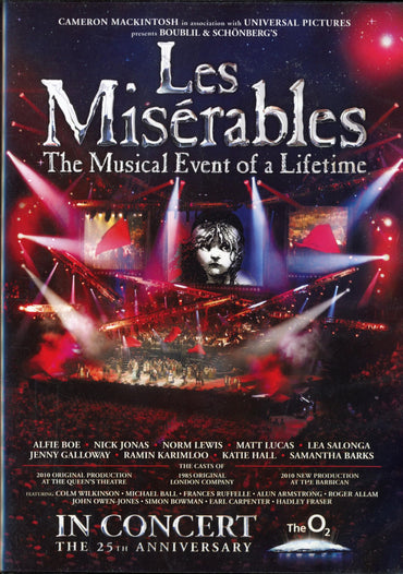 Les Miserables - The 25th Anniversary in Concert at the O2 [DVD] by Alfie Boe