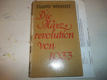 Die Marzrevolution Von 1933 (March Revolution)