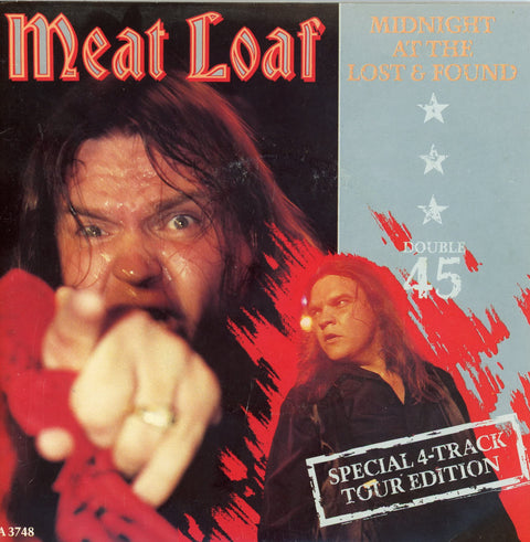 Meat Loaf Midnight At The Lost & Found Double 45 (2 * 7) tour ed UK 7" +Pic. Slv