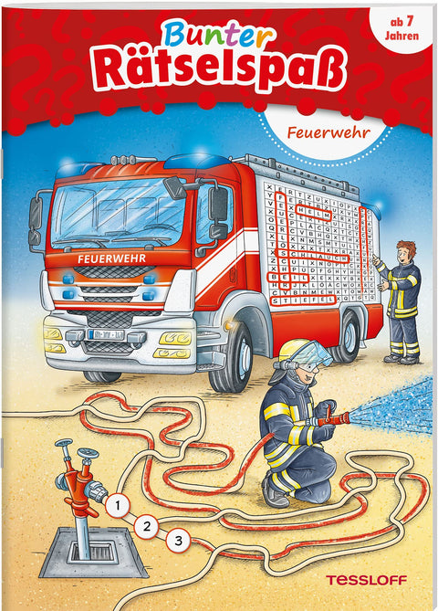 Bunter Rätselspaß. Feuerwehr: Ab 7 Jahren