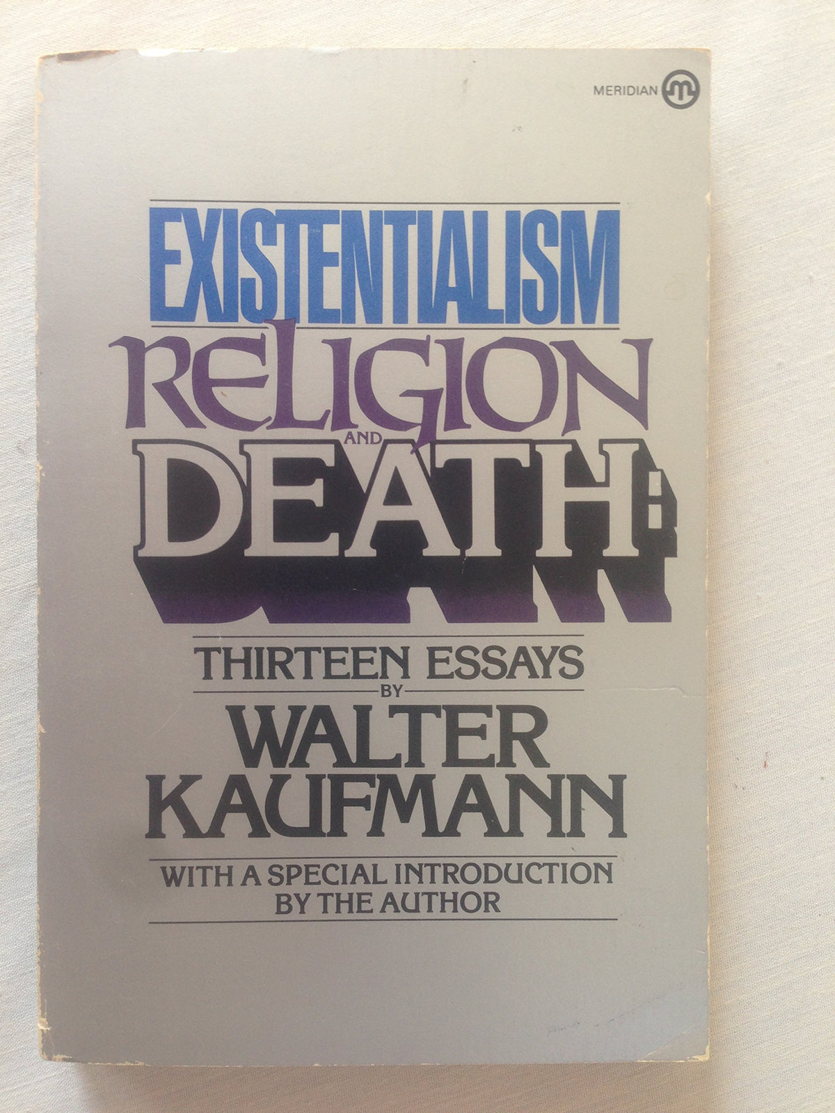 Existentialism, Religion, and Death: Thirteen Essays