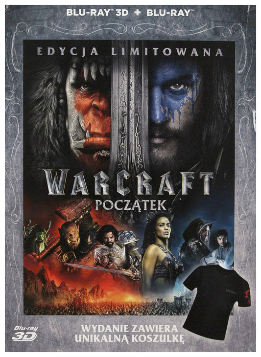 Warcraft + T-shirt (BOX) [GADÄšĹĽET]+[Blu-Ray]+[Blu-Ray 3D] [] (IMPORT) (Keine deutsche Version)