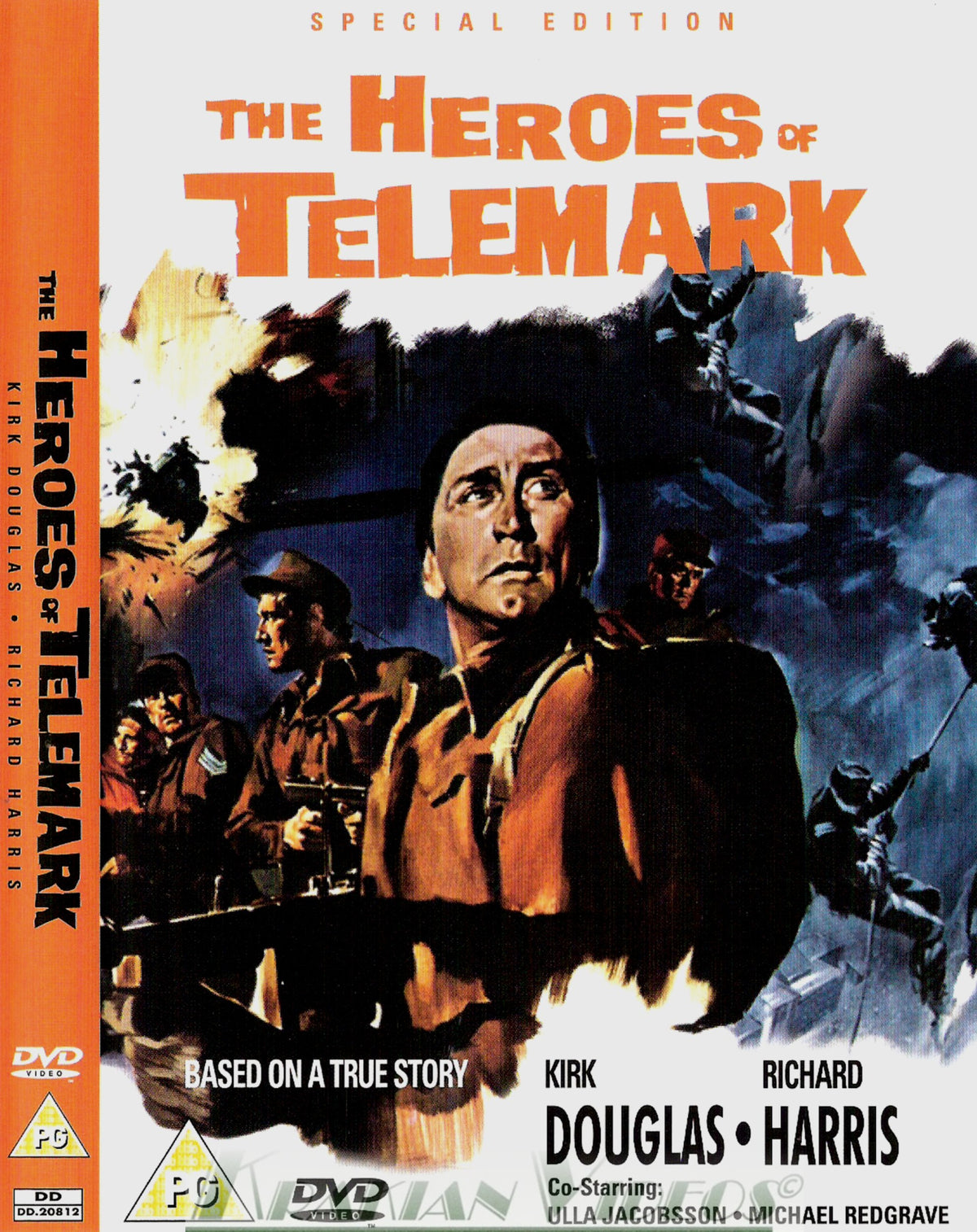THE HEROES OF TELEMARK - DDHE SPECIAL EDITION - DVD - DIGITALLY REMASTERED