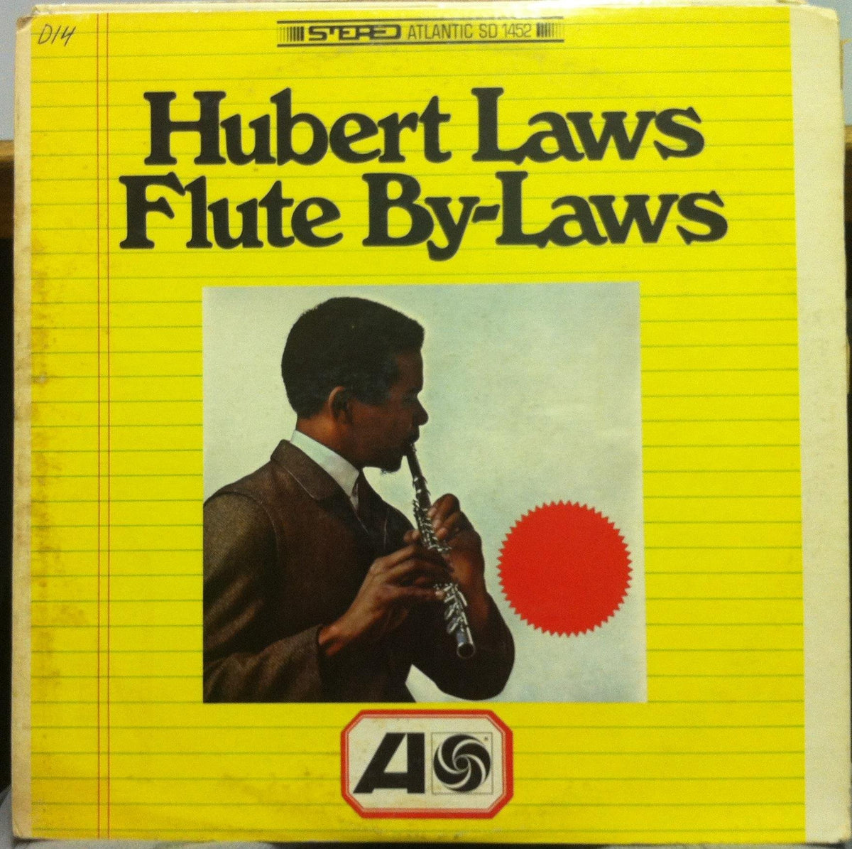 HUBERT LAWS FLUTE BY-LAWS vinyl record