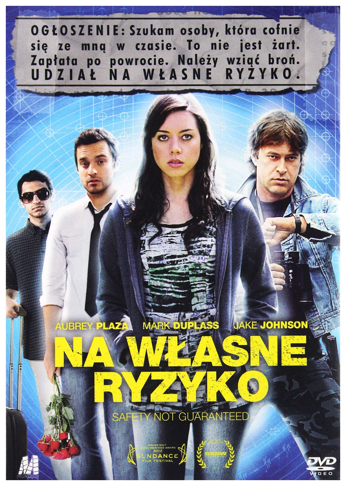 Safety Not Guaranteed [DVD] (English audio)