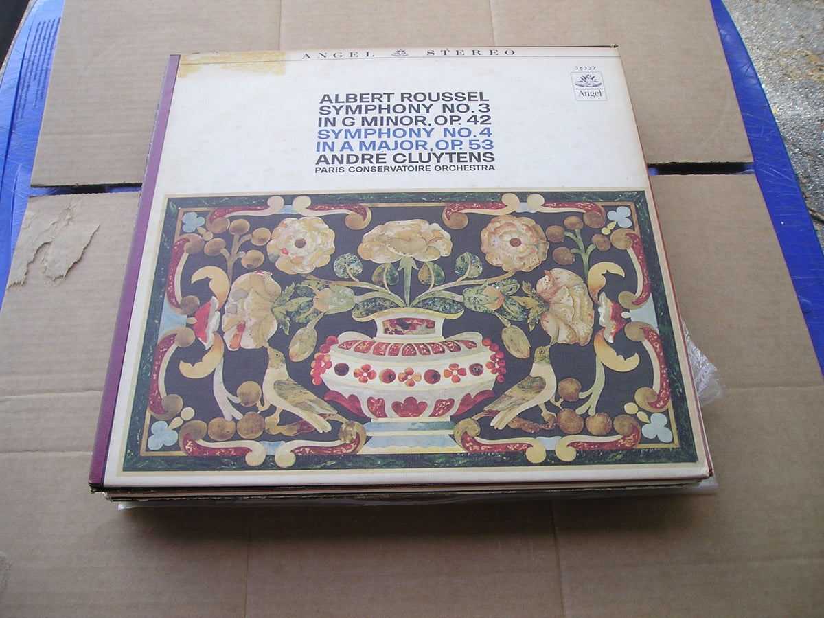 ROUSSEL SYM.#3, #4 - Cluytens, PCO - ANGEL S-36327 [LP RECORD]