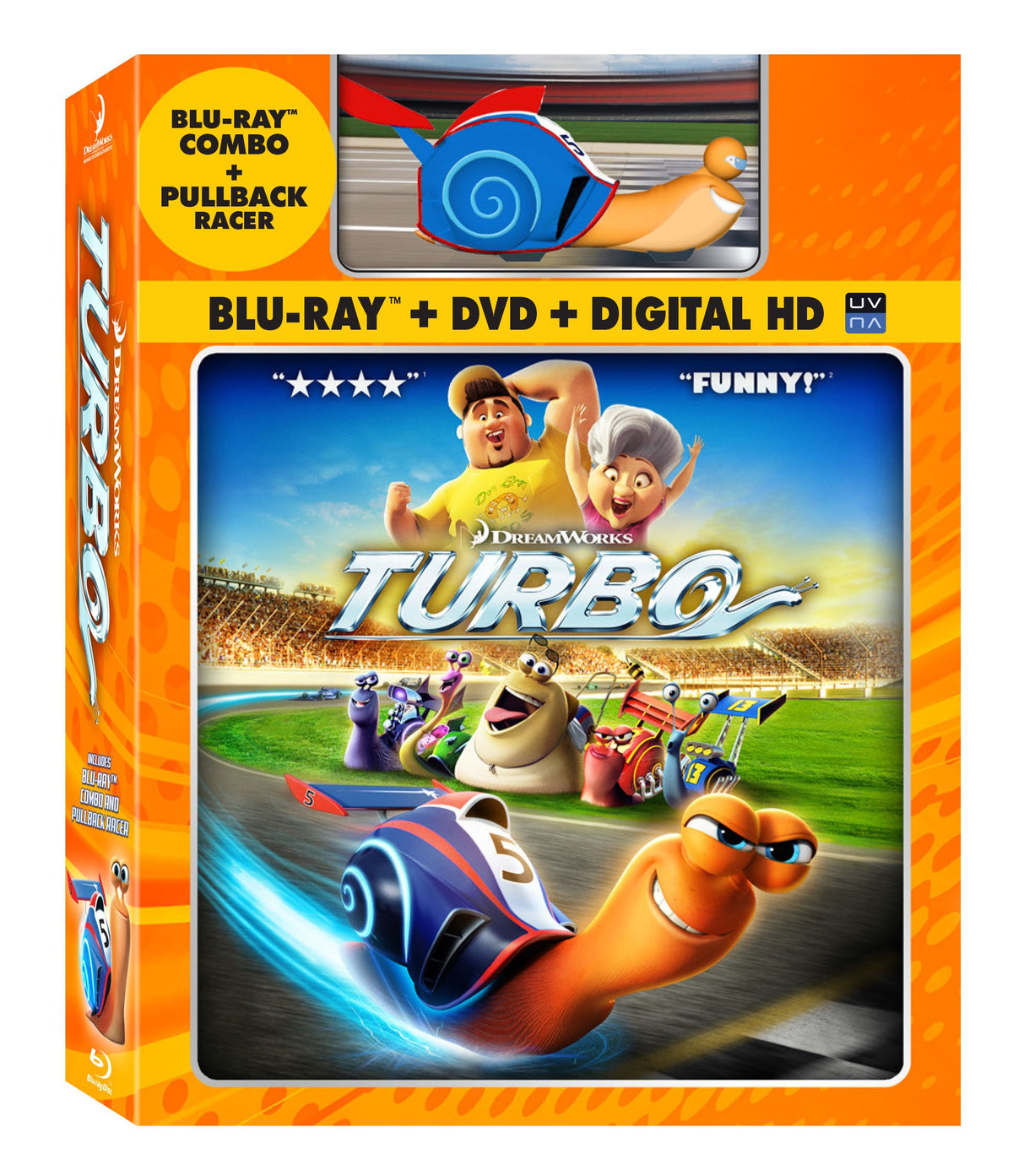 Turbo (Blu-ray / DVD Combo + Toy Racer)