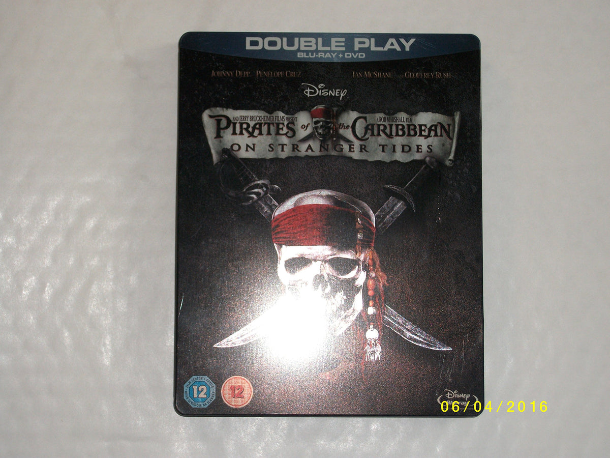 Pirates 4 BD Doubleplay Steelbook [Blu-ray]