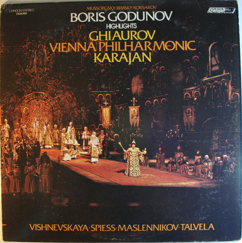 Mussorgsky - Rimsky-Korsakov: Boris Godunov, Highlights / Ghiaurov. Vienna Philharmonic, Karajan
