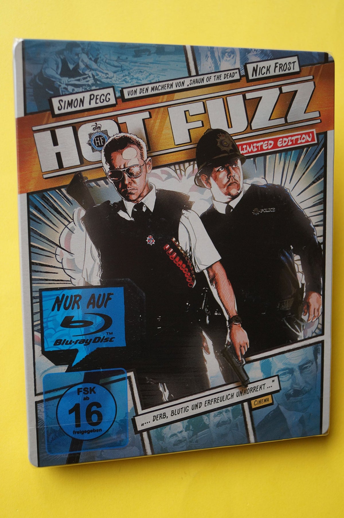 Hot Fuzz Reel Heroes Blu-ray SteelBook ()