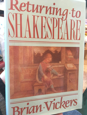 Returning to Shakespeare