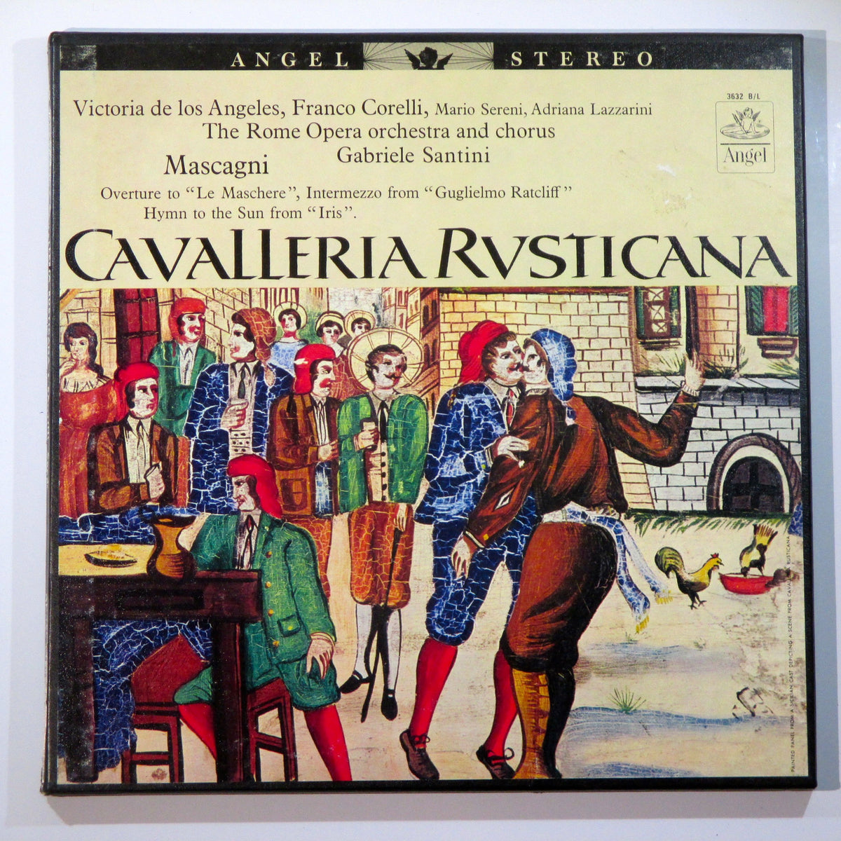 Mascagni - Cavalleria Rvsticana (Rusticana) - Victorio De Los Angeles, Franco Corelli, Mario Sereni, Adriana Lazzarini, 