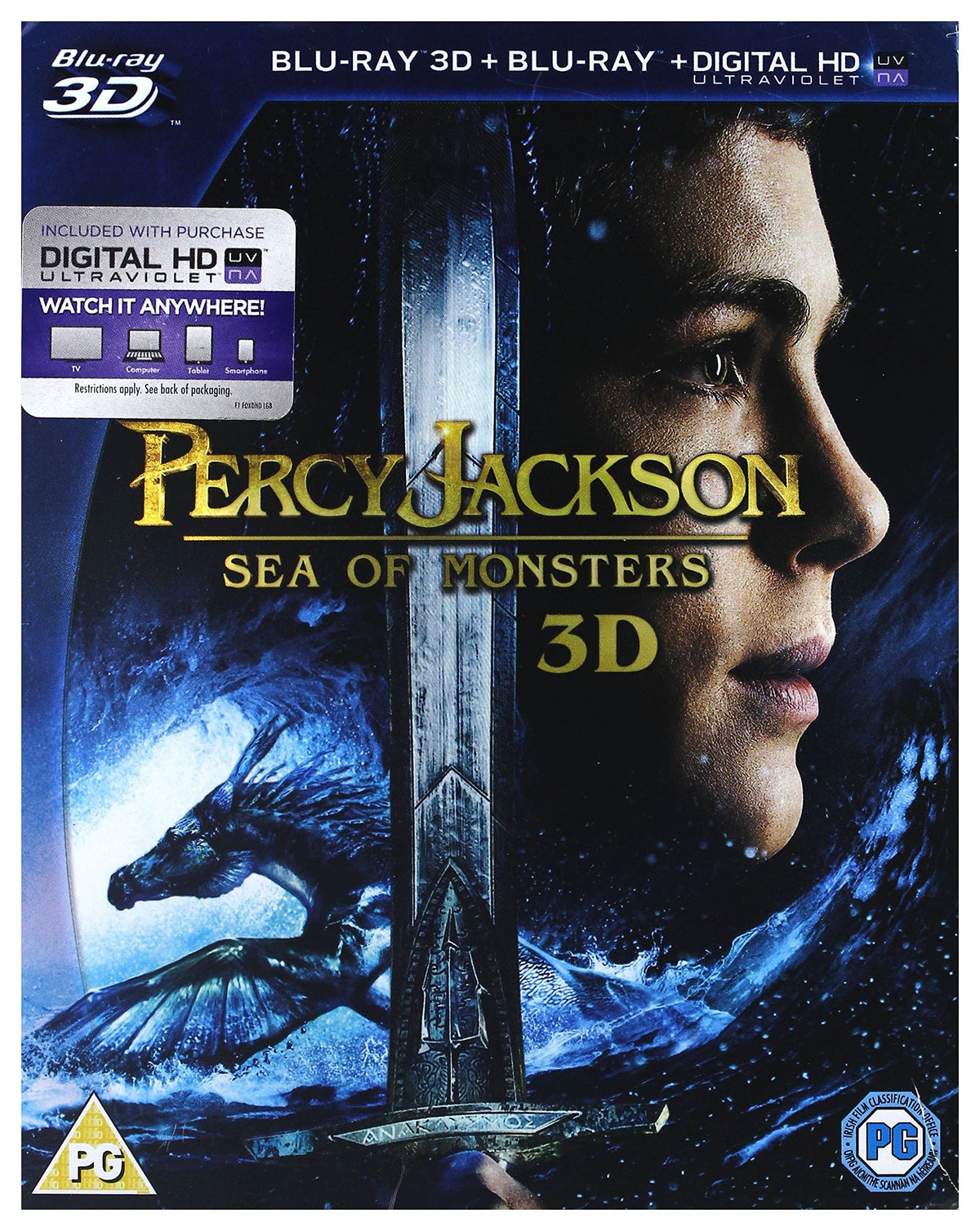Percy Jackson: Sea of Monsters (3D) [3D Blu-ray]