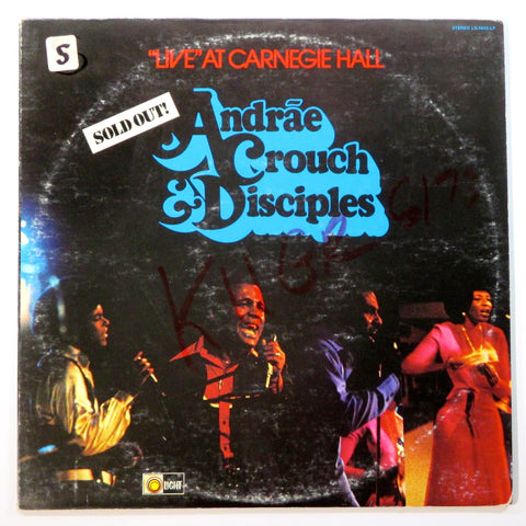 Live At Carnegie Hall, Andrae Crouch & Disciples, [Lp, Vinyl Record, Light, LS-5602]