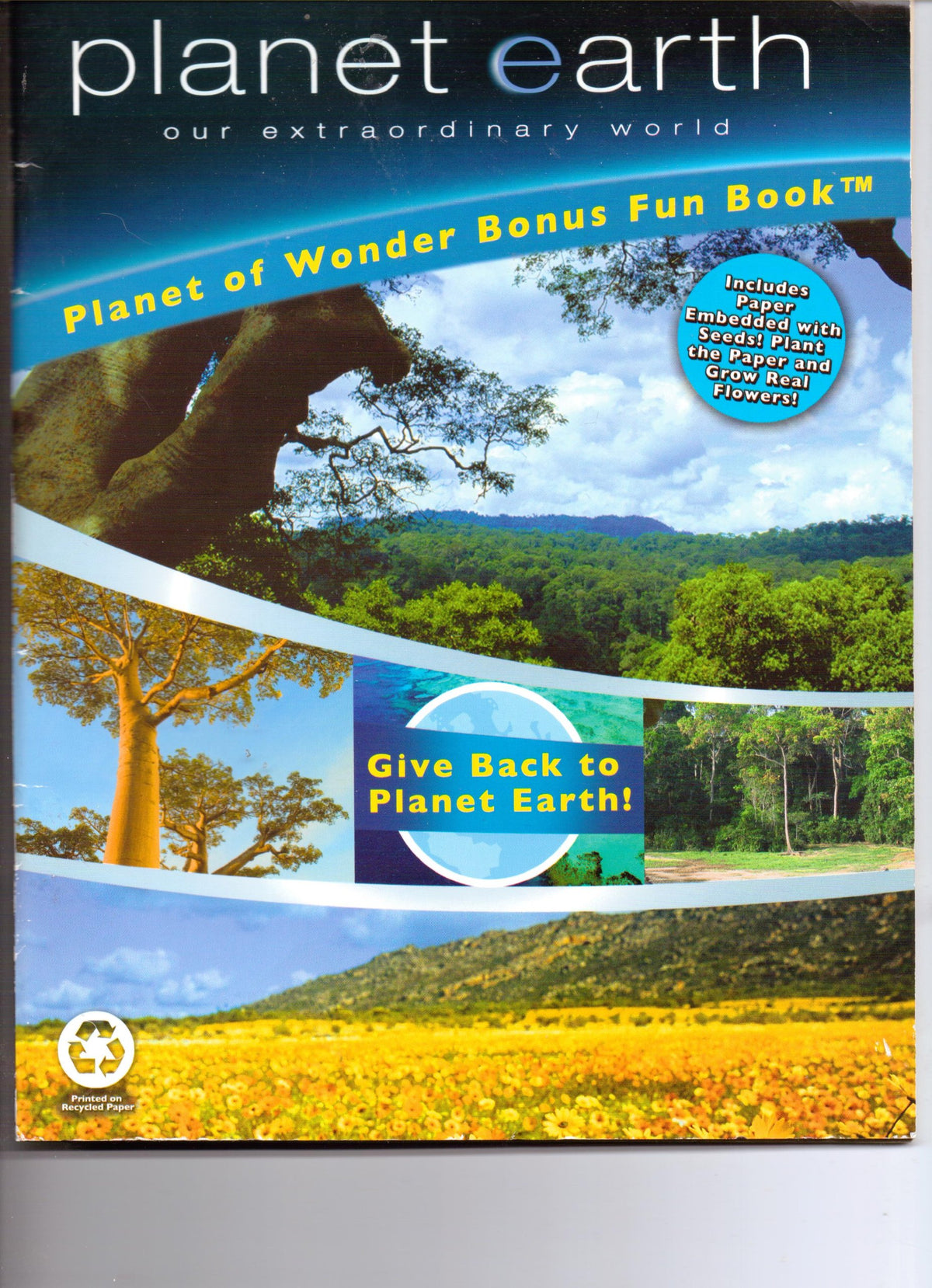 Planet Earth Activity Book with Seeds