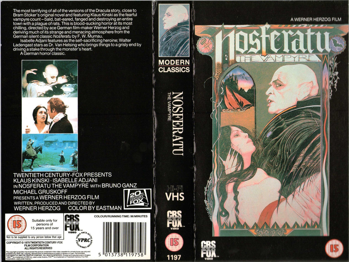 Nosteratu - The Vampyer Modern Classics VHS