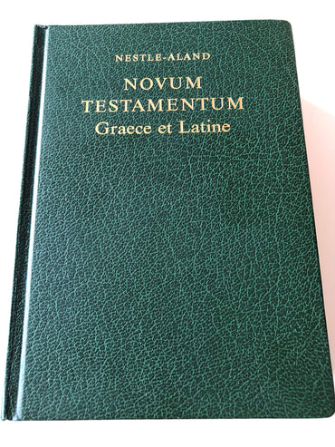 Novum Testamentum Graece Et Latine - Greek/Latin New Testament