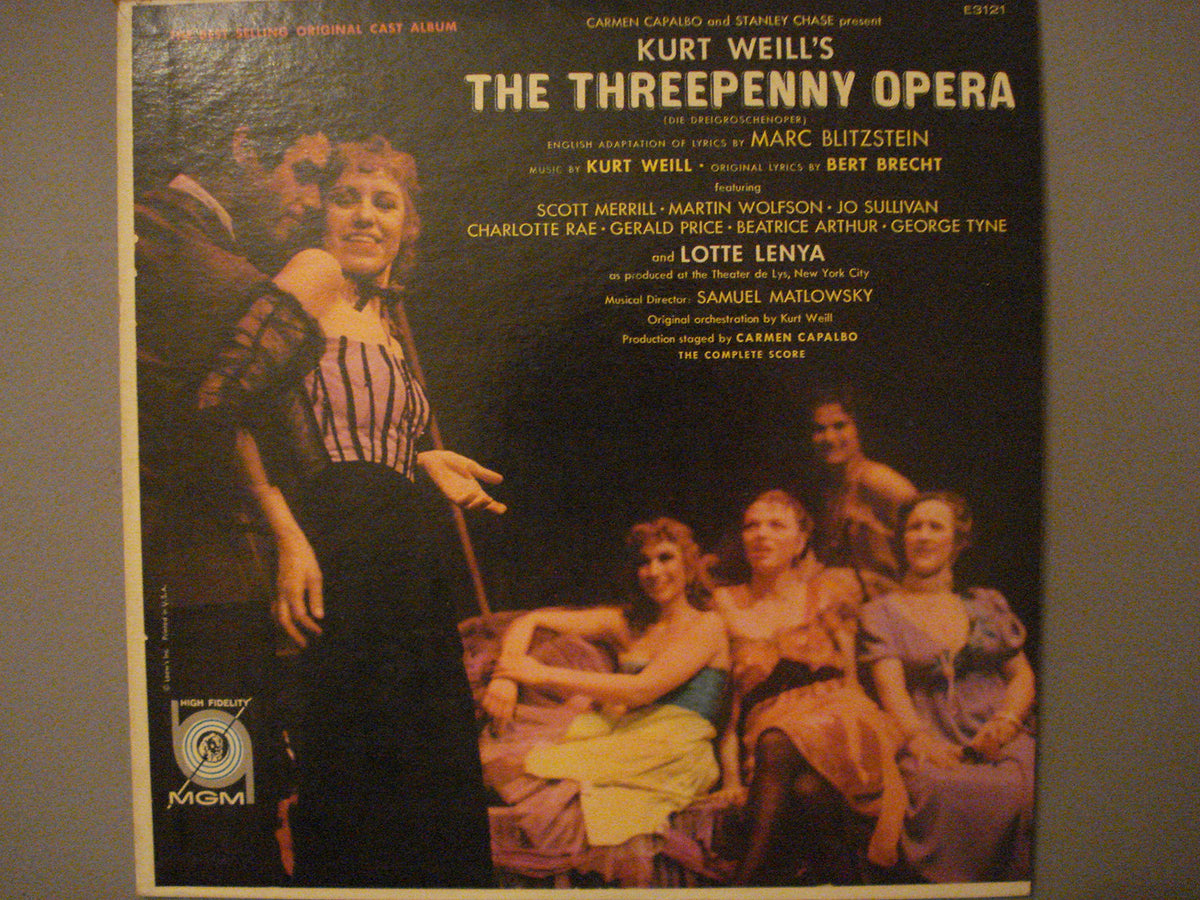 Kurt Weill's Threepenny Opera Original Cast Album
