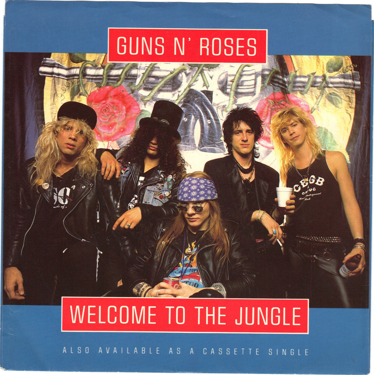 GUNS N' ROSES/Welcome To The Jungle/45rpm picture sleeve ONLY