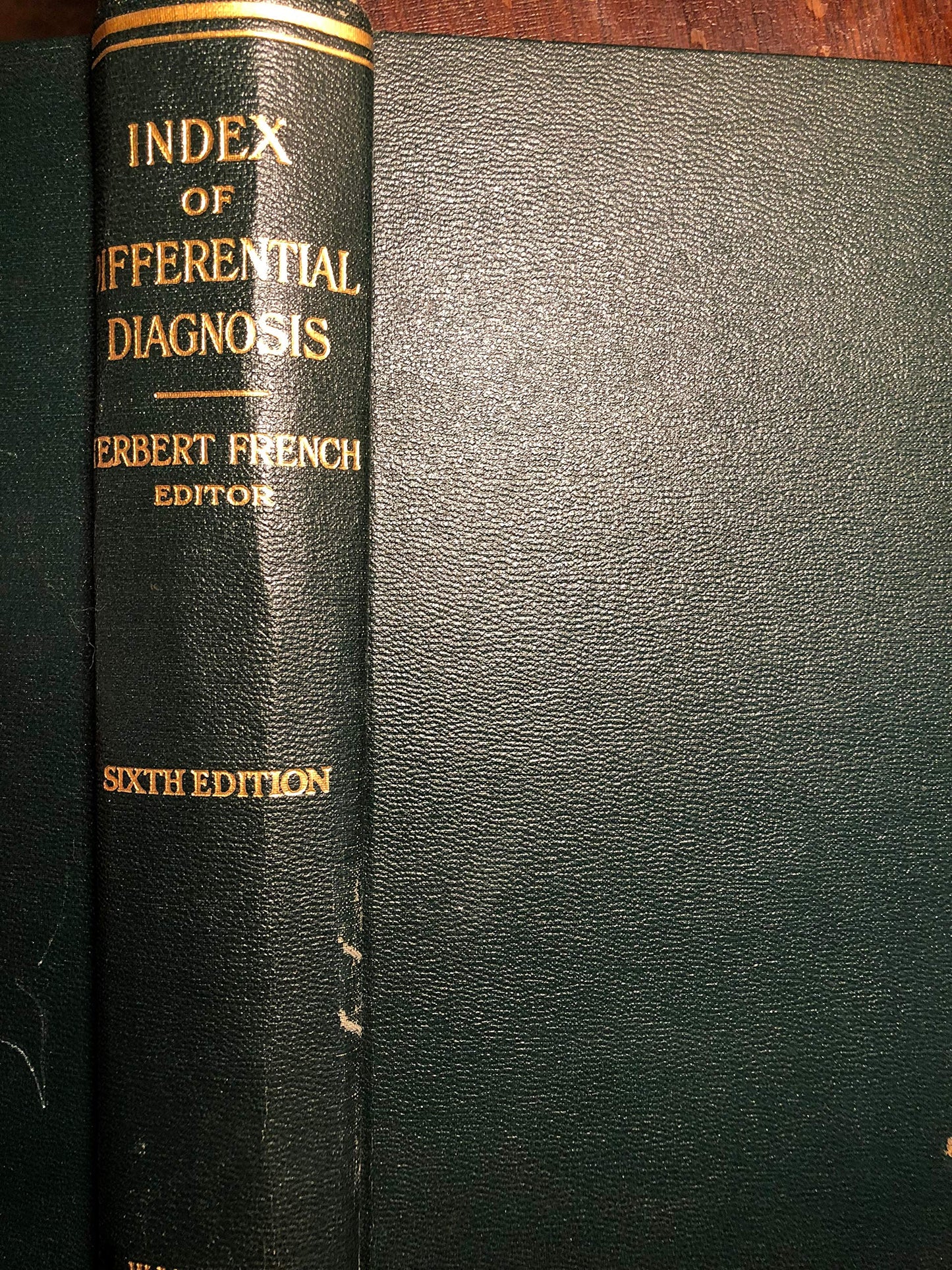 An Index of Differential Diagnosis of Main Symptoms. Sixth Edition.