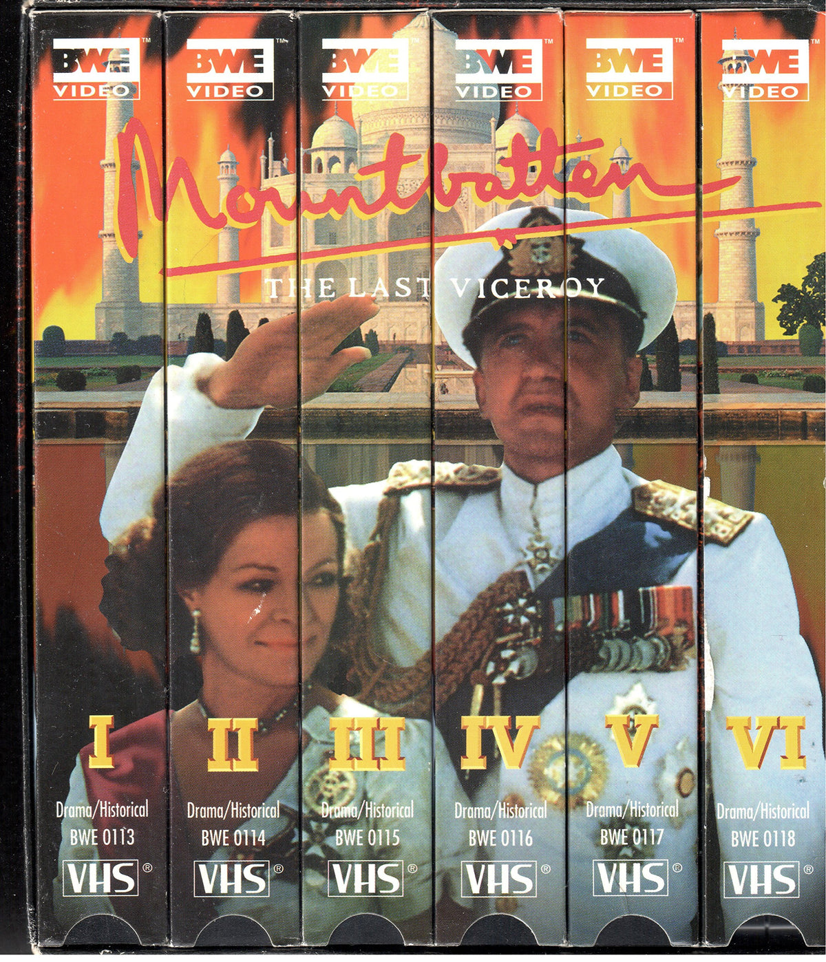 Mountbatten:the Last Viceroy / 6 Vols [VHS]